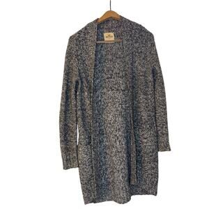 Hollister womens marled gray long sleeve duster cardigan.  Size XS.  Y2K